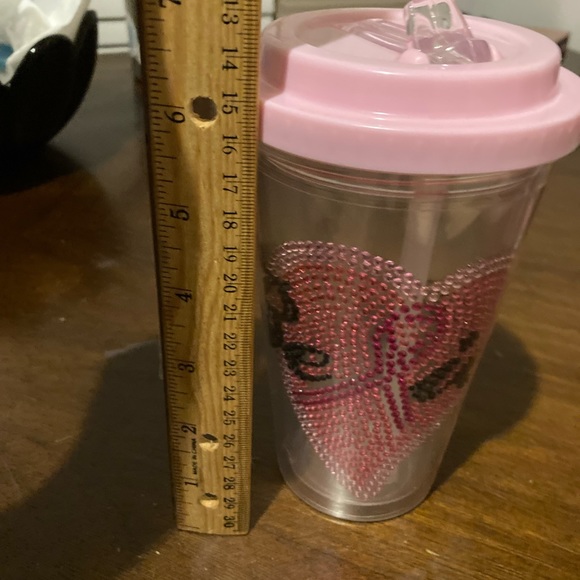 NWT Hard Instulated Cup Breast Cancer Ribbon Believe inside it - Picture 2 of 6